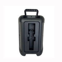 Subwoofers 10'' sans fil avec microphone, 20W, LED RGB, Bluetooth 5.0, micro intégré, télécommande, utilisation extérieure, système audio portable, batterie, application