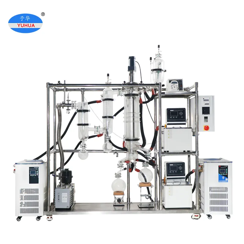 YUHUA destilador de aceites esenciales extracteur d'huile machine cbd équipement d'extraction