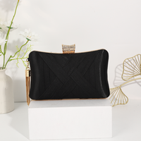 Sac de dîner pour femmes transfrontalières européennes et américaines, sac de soirée à franges en satin, sac à bandoulière de rangement pour cosmétiques