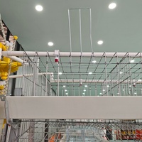 Équipement de vente en gros Cage de ponte de type H pour volaille 3 étages Cage de ponte à 4 étages pour poule à œufs Cage de ferme en batterie pour poulet