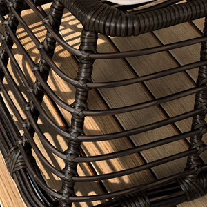 Outdoor Luxury Hotel Garden Patio <strong>Bamboo</strong> Sun Lounger <strong>Furniture</strong> with Cushion - Product Image 6