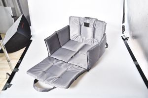 Asiento de <span class=keywords><strong>Coche</strong></span> Multifuncional para Perros, Cama de Viaje Portátil para Mascotas, Asiento Elevador Plegable para Perros, para Perros y Gatos Pequeños y Medianos - Product Image 5