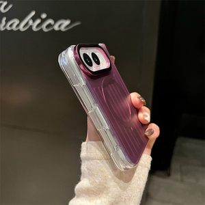 Fundas Magnéticas Mate con Degradado Láser para iPhone, Compatibles con Carga Inalámbrica, Protección Antigolpes - Product Image 4