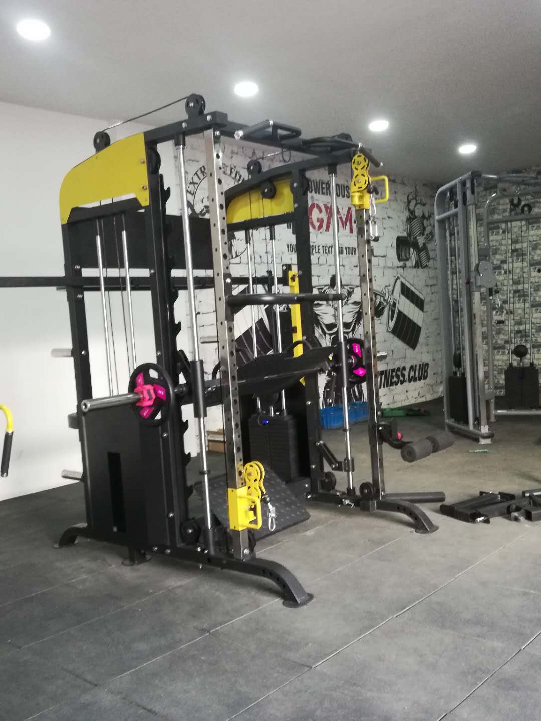 ウエイトトレーニング Smith and Cross over Multitrainer Smith Machine Cross Over – TON Sport