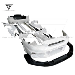 Kits de carrocería personalizados de fibra de vidrio + fibra de carbono para Mitsubishi <span class=keywords><strong>Lancer</strong></span> Evolution <span class=keywords><strong>Evo</strong></span> X modificado actualizado Vrs Wide Ver 2 Estilo - Product Image 5