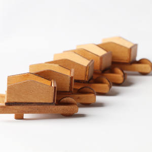 Maison de poupée 1:12 chariot <span class=keywords><strong>en</strong></span> <span class=keywords><strong>bois</strong></span> <span class=keywords><strong>Miniature</strong></span> nourriture jeu Mini ornements - Product Image 3