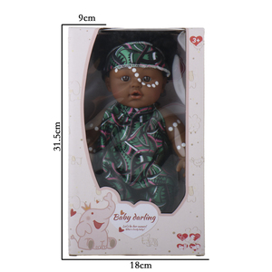 30.5cm <strong>Indian</strong> Style Black Baby <strong>Doll</strong>, Soft Vinyl Lifelike Newborn <strong>Doll</strong> for Kids Play, Collectible Ethnic <strong>Doll</strong> Toy Gift - Product Image 4