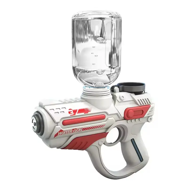 Pistola de água elétrica de disparo contínuo, pistola de água de longo alcance e grande capacidade para combate ao ar livre, modelo de pistola de água de brinquedo