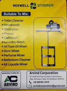 Agitateur industriel de 1000 litres, système de réservoir de mélange chimique durable pour le mélange et le traitement homogènes des liquides - Product Image 5