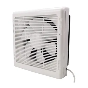 Guangdong Factory Wall Mounted Plastic Ventilation Extractor Fan Home Kitchen Window Bathroom Toilet Exhaust Fan With Grill