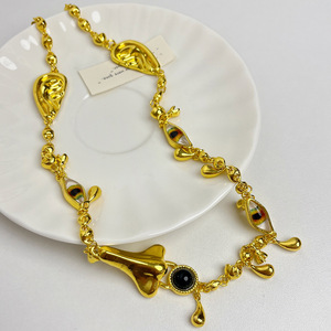 Retro and <strong>Quirky</strong> Personalized Enamel <strong>Earrings</strong> Gold Plated Alloy Featuring Eyes Evil Eye Stud <strong>Earrings</strong> for Women - Product Image 6