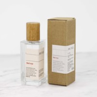 Flacons de parfum en verre de luxe exclusifs de 50 ml, vaporisateur de parfum avec pompe à brume fine et emballage en boîte