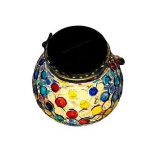 Solar DC IP65 Waterproof LED Glass <b>Garden</b> Light Remote Control for Outdoor Courtyard Holiday Christmas <b>Fence</b> Decoration Lighting - Product Image 5