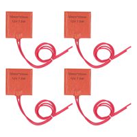 Chauffe-plaque électrique flexible en caoutchouc silicone, utilisée comme protection contre le gel
