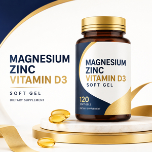 Capsules de Vitamine D3 K2 Premium pour la Santé, 100 000 UI/g, Calcium, Magnésium, Zinc, Soutien des Os et des Articulations, Amélioration de la Densité Osseuse - Product Image 5