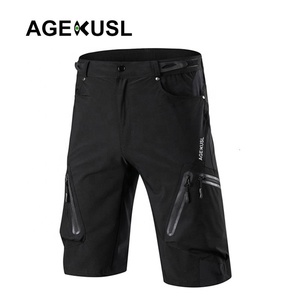 AGEKUSL pantaloni da ciclismo <span class=keywords><strong>corti</strong></span> Casual ad alta densità per bici fuori strada larghi <span class=keywords><strong>pantaloncini</strong></span> estivi in discesa <span class=keywords><strong>MTB</strong></span> - Product Image 4