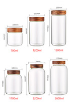 Pot de conserve Mason avec couvercle en bois couvercles de remplacement à vis moulées couvercles de bocaux en verre à large ouverture pot de yaourt pour la cuisine