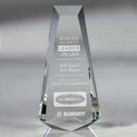 Nouveau design, trophée en cristal personnalisé de haute qualité en gros pour cadeau d'affaires