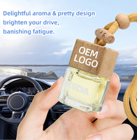 Bouteille en verre de thé vide de luxe 5ml 8ml 10ml diffuseur d'huiles essentielles de voiture parfum désodorisant parfum