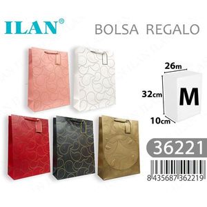 Borsa Regalo ILAN 32x26x10cm Taglia M Design Elegante per Confezioni Regalo - Product Image 1