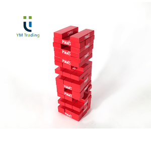 Giant Outdoor Yard Tipsy <strong>Topple</strong> Tower Game Classic Wooden Tumbling Tower Blocks Game with Carry Bag for Kids and Adults - Product Image 6