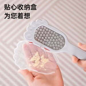 ตะไบเท้าสแตนเลสสีขาวพร้อมหินขัดสำหรับดูแลเท้า กำจัดหนังด้าน - Product Image 1