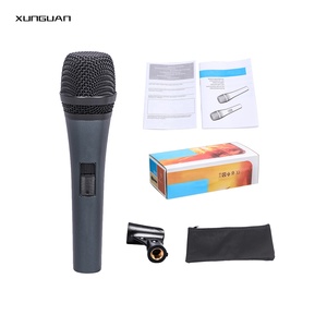<strong>E835S</strong> Factory Selling Singing Mic Wired Dynamic Microphone Professional Metal Karaoke Mic for Music Streaming Vocal - Product Image 1