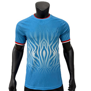 เสื้อฟุตบอลคองโกฤดูร้อนใหม่ปี 2026-2027 แอฟริกา คัพ เนชันส์ รุ่นนักเตะ บริการ OEM ชุดเซ็ต 100% โพลีเอสเตอร์ ระบายอากาศได้ดี แห้งเร็ว - Product Image 2