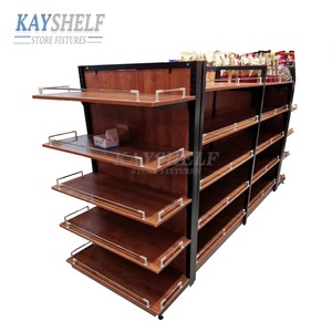 Estantes de Exhibición Personalizados de Alta Gama de Acero y Madera para Tiendas Minoristas MINISO - Product Image 2