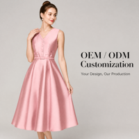 Robe mi-longue à col montant en dentelle florale vintage de style français avec fente élégante, écologique et à séchage rapide