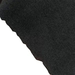 40sliquid amoníaco algodónTela elástica Nylon Algodón Spandex Tela roscada Black RIB 70% algodón 8% spandex 22% Nylon