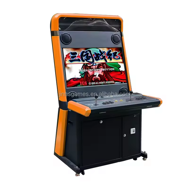Source Factory Coin-Operated Arcade Cabinet Metal Glass Fighting Machine Video Game Machine 2 Players Amusement Machine 6+ Years