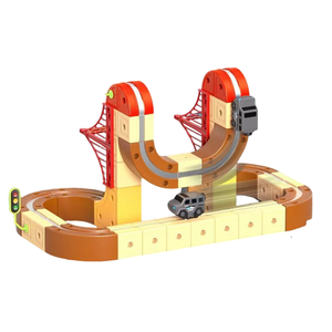 KSF 115 Piezas, <span class=keywords><strong>Tren</strong></span> Magnético Antigravedad con Batería de Litio, Bloques de Construcción para Niños, Juguete de Ensamblaje DIY - Product Image 1