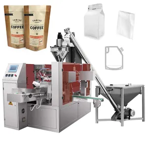 Máquina de embalagem de farinha multifuncional, automática 1kg 5 kg em pó, máquina de embalagem de farinha