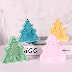 แม่พิมพ์ซิลิโคนขายส่งสำหรับทำเทียนตกแต่งบ้าน DIY กลิ่นหอม แม่พิมพ์คริสต์มาส - Product Image 5