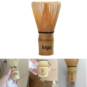 Outils de Cérémonie de Matcha Faits à la Main avec Logo Personnalisé, Set de Fouets à Matcha Japonais en Bambou Naturel, 4-7-9 Pièces, Personnalisable, Kit Thé Matcha - Product Image 5