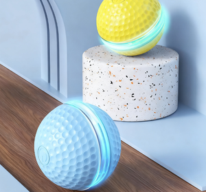 Jouet pour chat interactif électrique intelligent WY, moderne, petit, lumineux, écologique, avec balle en plastique, couleur unie, pour Pâques - Product Image 1