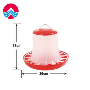 別の給餌トレイを備えた新しいプラスチック製のチキントラフ家禽装置は、鶏のアヒルの飼料の無駄を効率的に防ぎます - Product Image 2