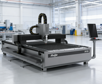 Machine de découpe laser à fibre numérique de type portique 1500W/2000W/3000W, refroidissement par eau, contrôle Cypcut, BMP/PLT/DWG, zone de découpe 3000x1500mm