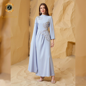 Zaynab Women Muslim Dress Ramadan Dubai Eid Women Muslim Dress <strong>Abaya</strong> Custom New <strong>Designs</strong> Luxury <strong>Abaya</strong> - Product Image 5