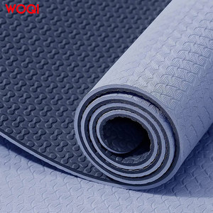 Tapis de yoga Woqi 6 mm d'épaisseur, bleu royal, EVA antidérapant, pour entraînement à domicile et mise en forme du corps - Product Image 1