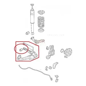 Piccola Boccola Inferiore Posteriore per Honda Civic 2006-2011 - Product Image 4