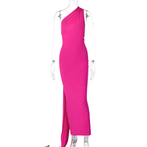 Luxurious Backless Solid Color Sleeveless Bodycon Lady Elegant <strong>Sexy</strong> <strong>Long</strong> <strong>Dresses</strong> Women - Product Image 6