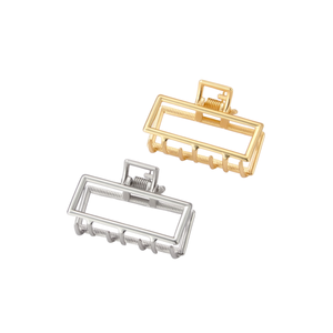 Fermaglio per capelli rettangolare da 4,5 cm per donna, accessori per capelli alla moda - Product Image 1