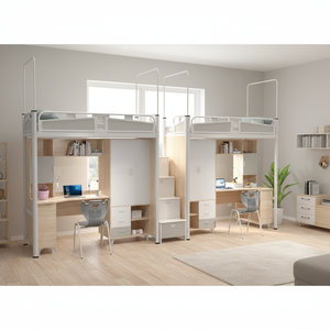 Meubles scolaires : Échelle intermédiaire, Banc moulé par injection, Armoire, Bureau d'ordinateur, Ensemble de <span class=keywords><strong>lit</strong></span> double pour deux personnes - Product Image 1