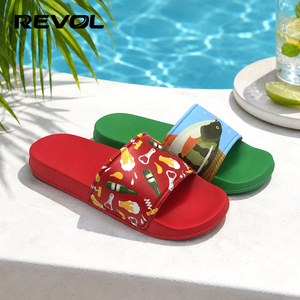 Sandali <span class=keywords><strong>Personalizzati</strong></span> con Stampa Birra Unisex Divertenti per Feste in Spiaggia Antiscivolo Impermeabili Scarpe da Piscina Vendita all'Ingrosso - Product Image 5
