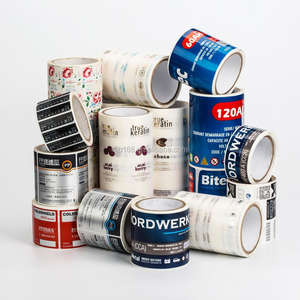 Autocollants adhésifs en gros Rouleau en plastique Emballage pour l'industrie des boissons Bocaux/canettes alimentaires d'épices étanches et étanches à l'huile personnalisables - Product Image 5