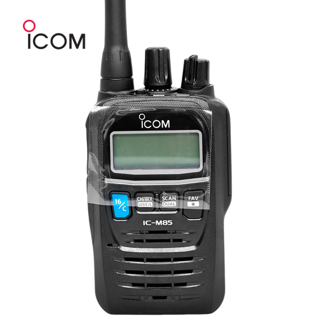 Icom M85 IC-M85 5 Watt Compact with Land VHF Marine Portable Two-Way Radio Small Handheld Waterproof Transceiver
