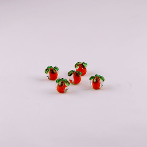 Perles en verre de kaki de 12 mm de diamètre avec trou de 1 mm pour la fabrication de bracelets, matériaux artisanaux - Product Image 3