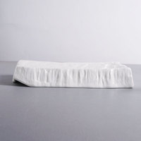 Plato Rectangular Texturizado Blanco TESSWANG para Postres, para Hoteles, Restaurantes, Servicios de Catering, Vajilla al por Mayor